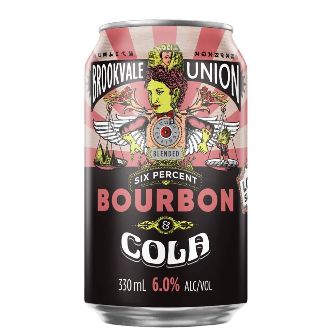 Brookvale Bourbon & Cola 6% 330ml