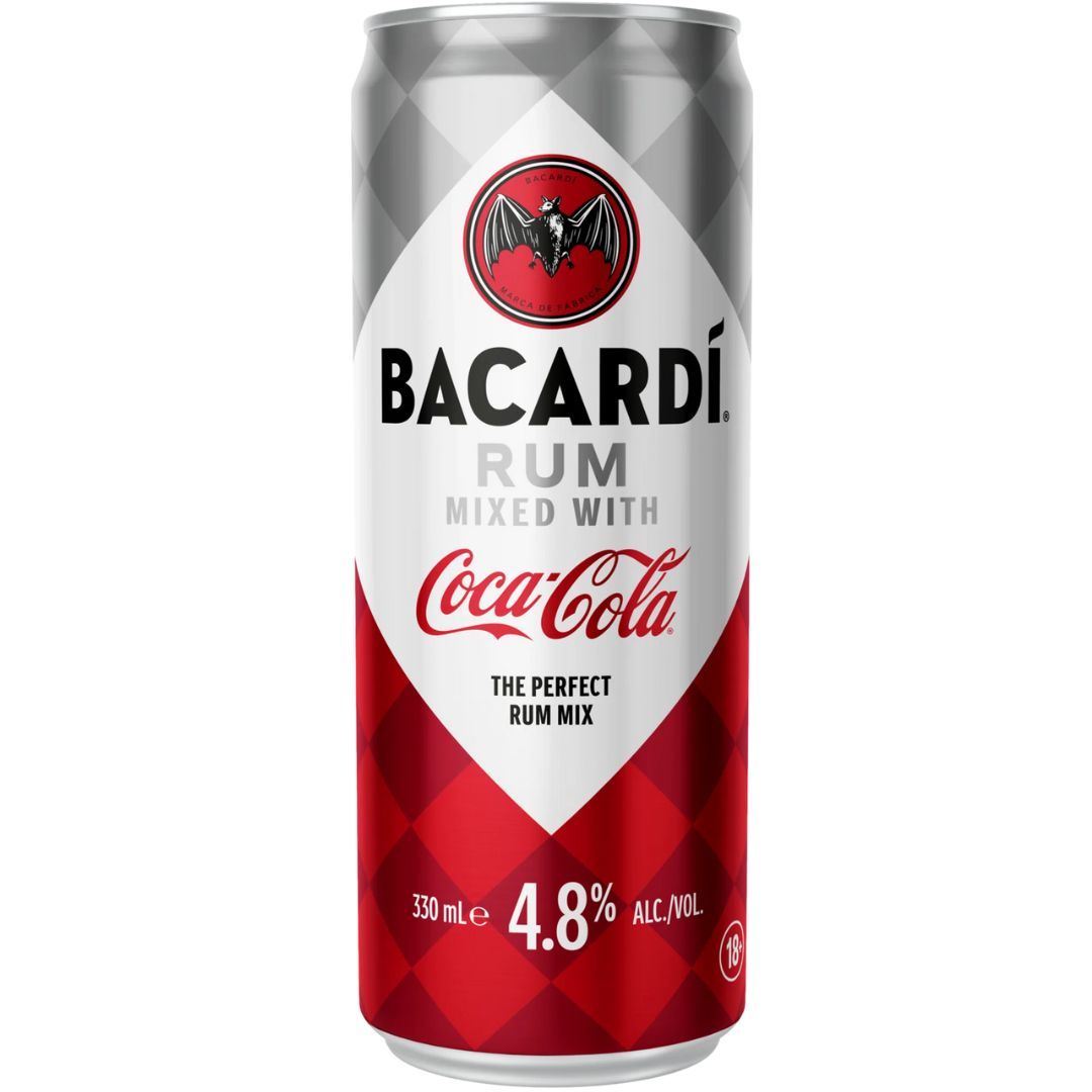 Bacardi Rum & Cola Can 330ml