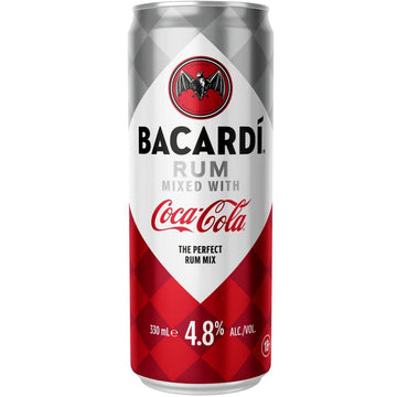 Bacardi Rum & Cola Can 330ml