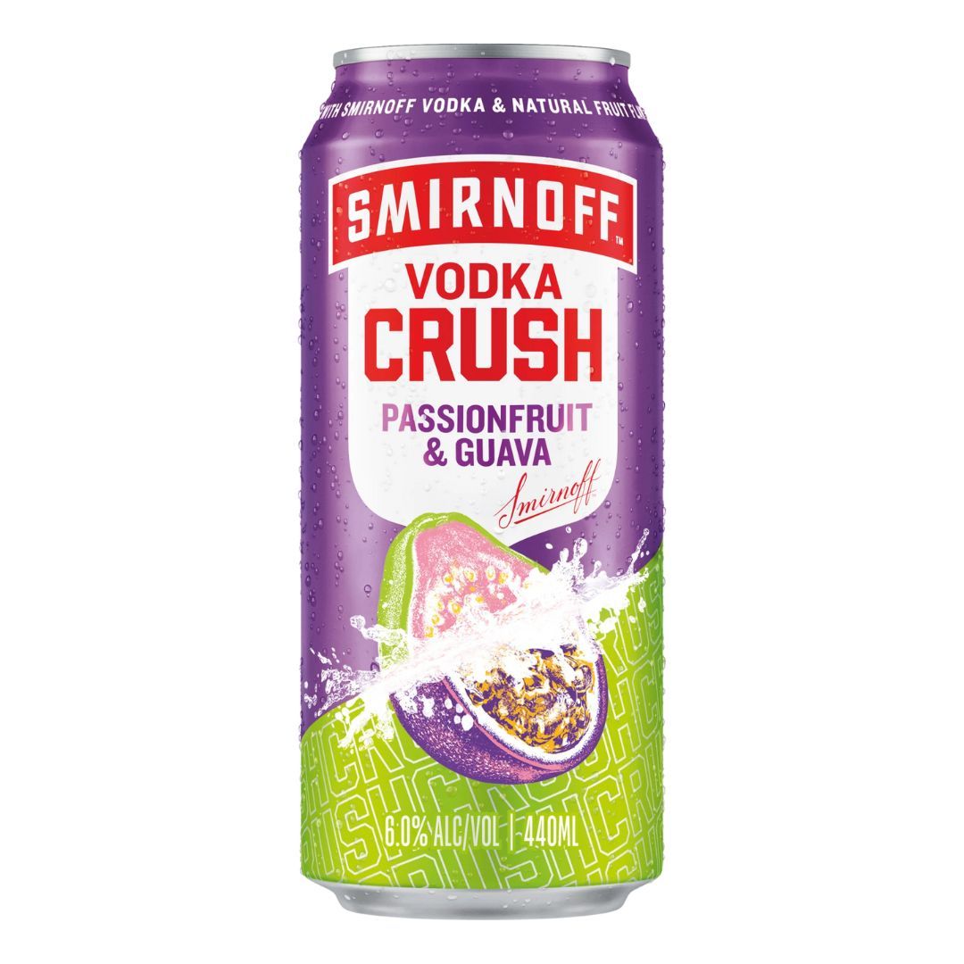 Smirnoff Crush Passionfruit Guava 440ml