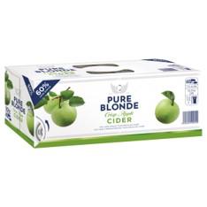 Pure Blonde Organic Cider 375ml 10pk