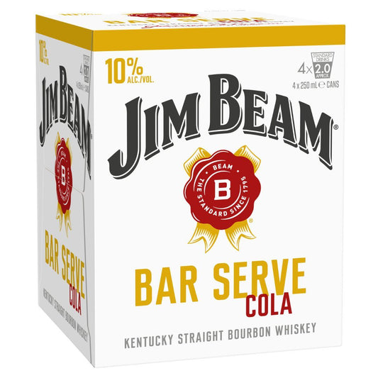 Jim Beam Bartenders Serve 10% 250ml