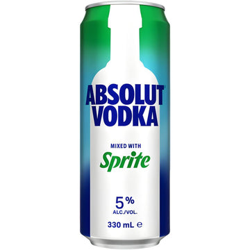 Absolut Vodka & Sprite 330ml 10PK