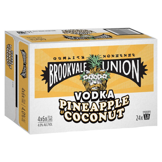 Brookvale Vodka Pineapple Coconut 330ml