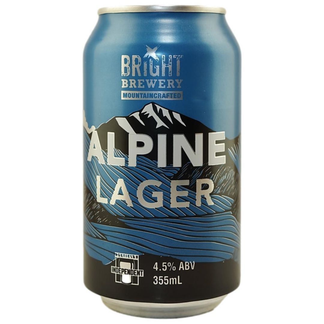 Bright Alpine Lager 355ml