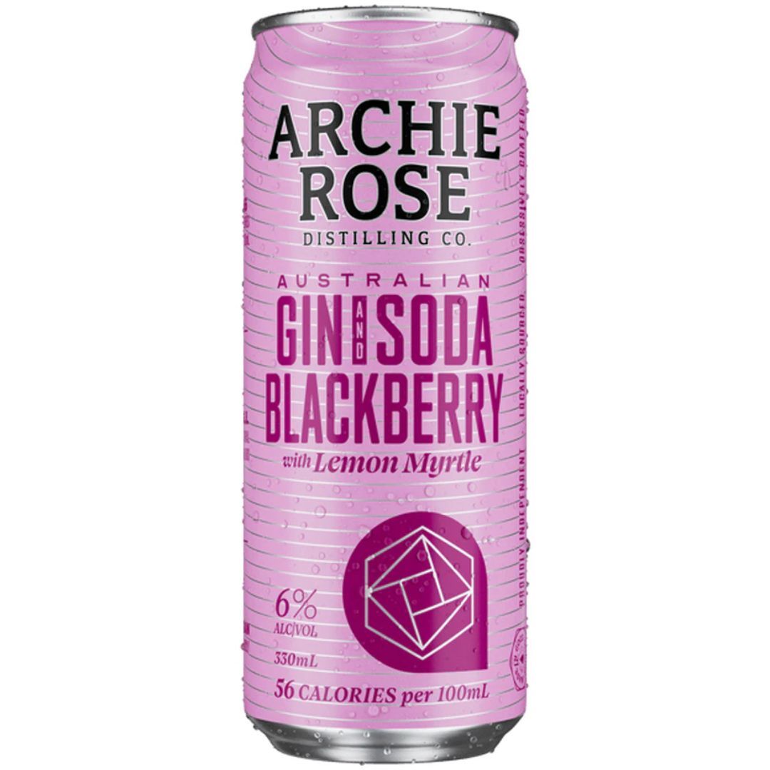Archie Rose Gin & Blackberry Soda 330ml