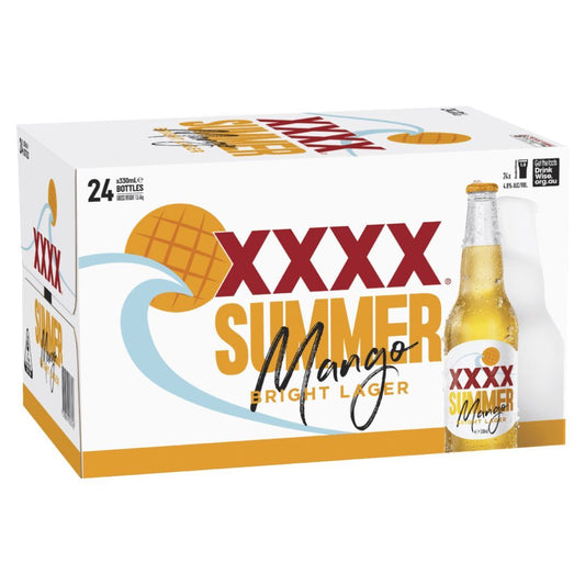 XXXX Summer Bright With Mango 330ml