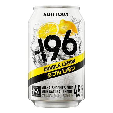 Suntory 196 Double Lemon 4.5% 330ml