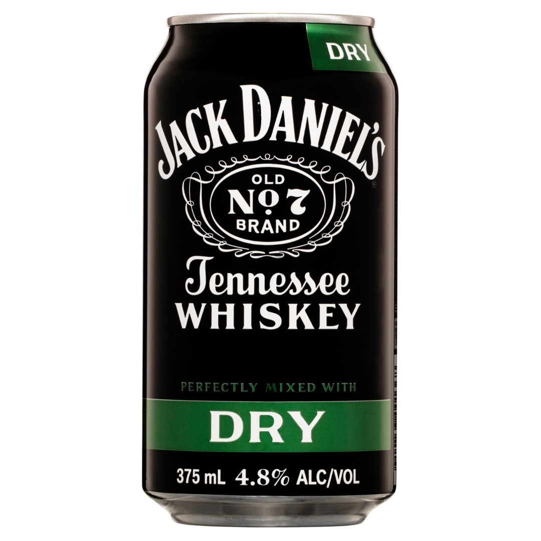 Jack Daniel & Dry Cans 375ml