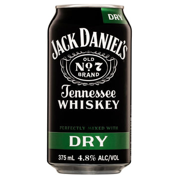 Jack Daniel & Dry Cans 375ml
