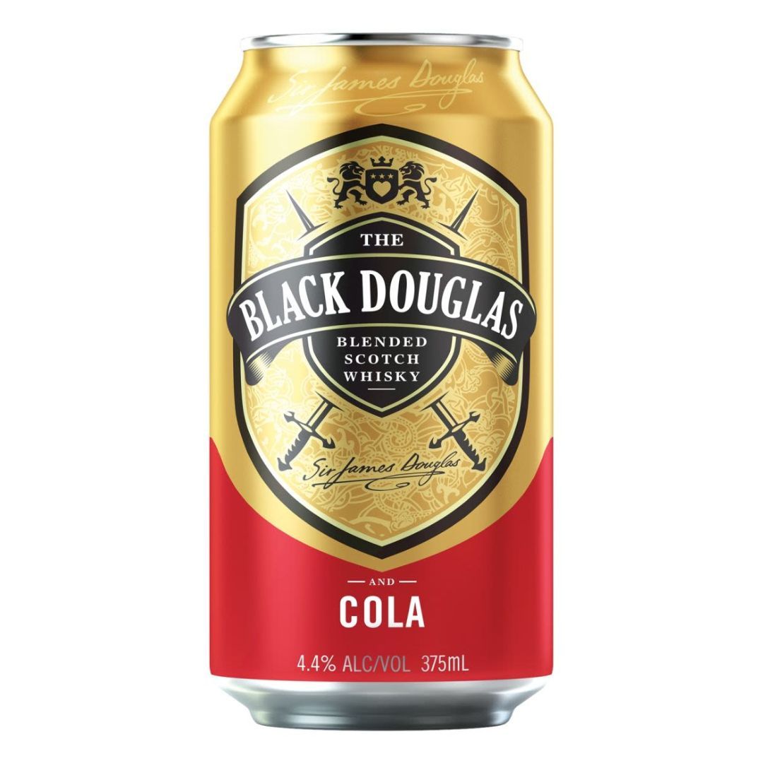 Black Douglas & Cola Can 375ml