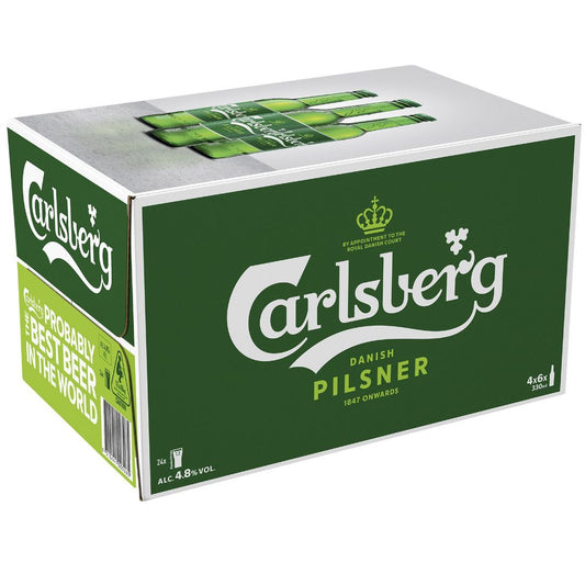 Carlsberg Green Dlx Btl 330ml