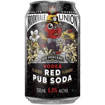 Brookvale Vodka Red Pub Soda 6% 330ml