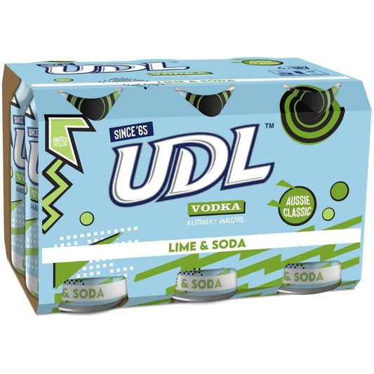 UDL Vodka & Lime 375ml