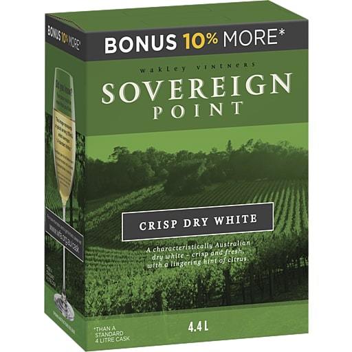 Sovereign Point Crisp Dry White 4lt