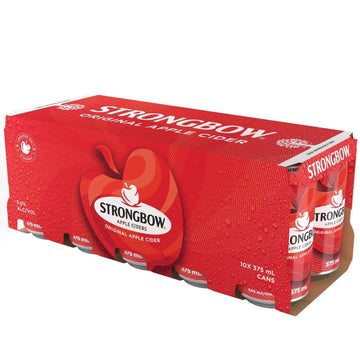 Strongbow Orig Apple Cider 375ml 10 Pack