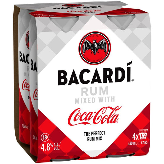 Bacardi Rum & Cola Can 330ml