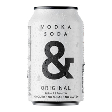 Ampersand Vodka Soda White 4% 330ml
