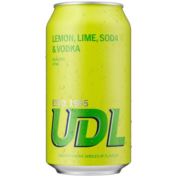 UDL Vodka & Lemon Lime Soda 375ml