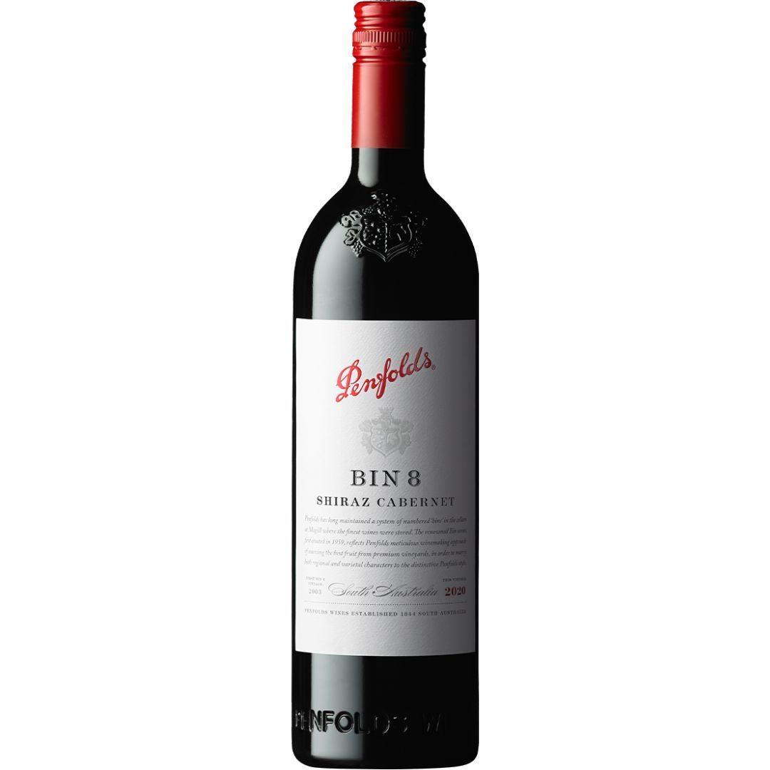 Penfolds Bin 8 Cab Shiraz 2020 750ml