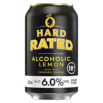 Hard Rated Lemon 6% Can 330ml