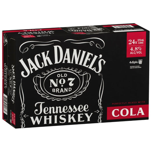 Jack Daniel & Cola Can 375ml