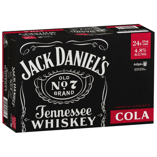 Jack Daniel & Cola Can 375ml