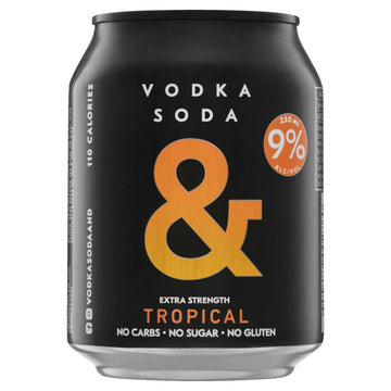 Ampersand Vodka Soda Tropical 9% 250ml