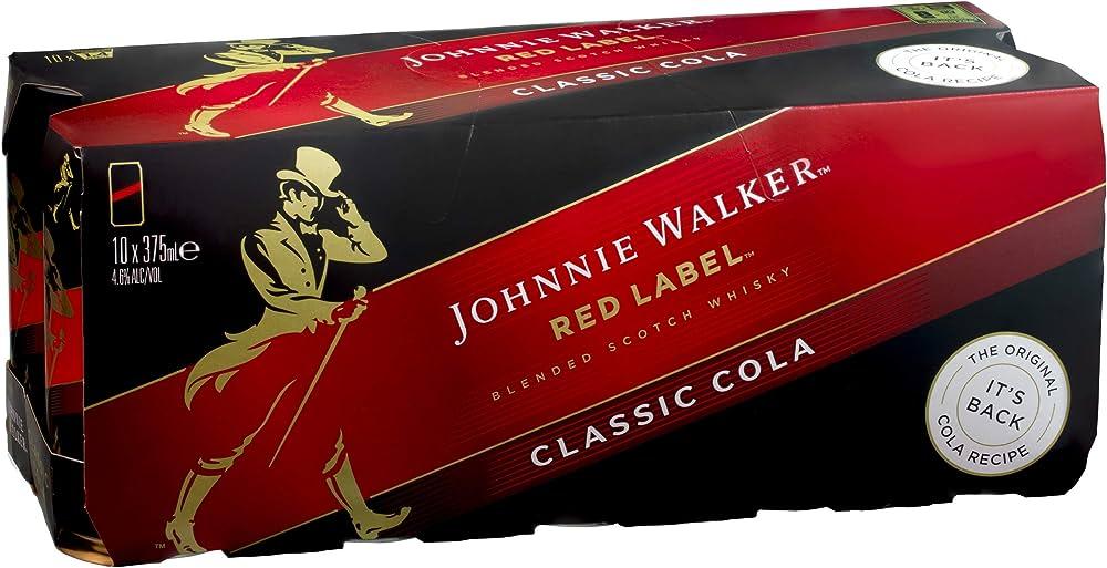 Johnnie Walker & Cola 10 Pack Cans