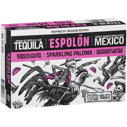 Espolon Tequila Sparkling Paloma 330ml