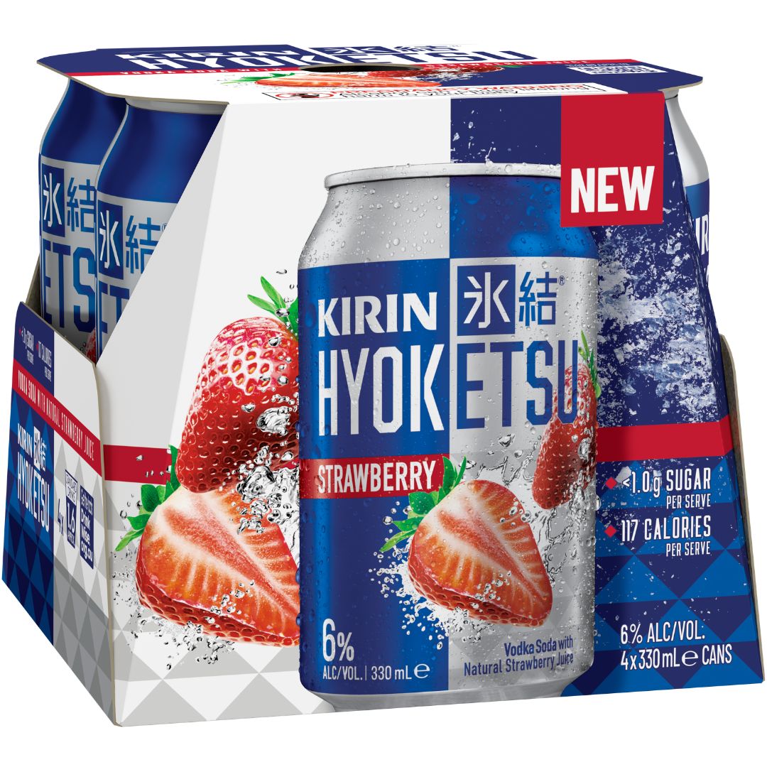 Hyoketsu Can Raspberry Kirin Hyoketsu Strawberry 6% Can 330ml