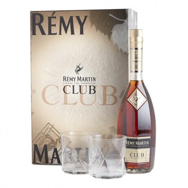 Remy Martin Club Cognac 700ml + 2 Gls Pk