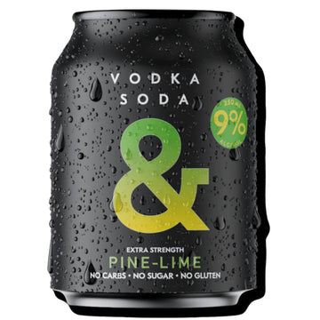 Ampersand Vodka Soda Pine Lime 9% 250ml
