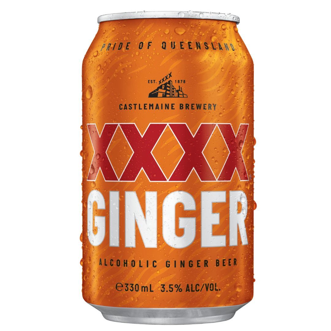XXXX Ginger Beer Can 330ml
