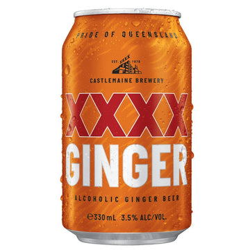 XXXX Ginger Beer Can 330ml