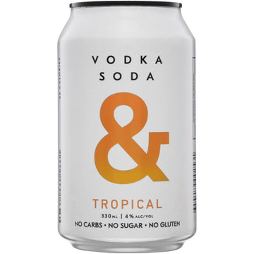 Ampersand Vodka Soda Tropical 4% 330ml