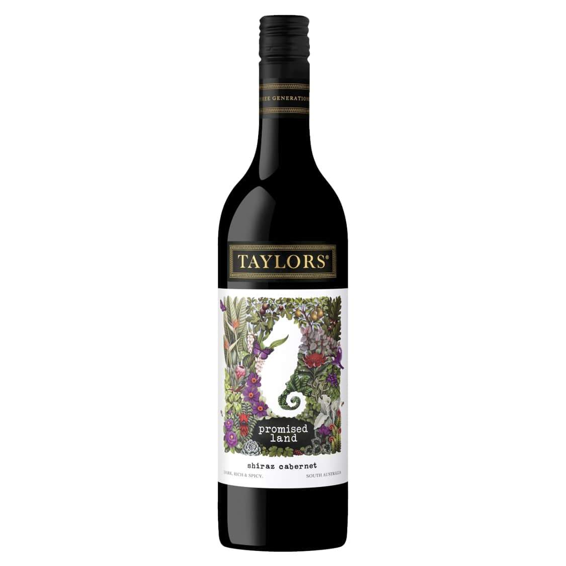 Taylors Promised Land Shiraz Cab 750ml