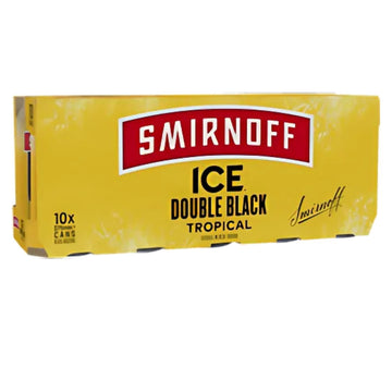 Smirnoff Double Black Tropical 375ml 10P