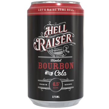 Hell Raiser Bourbon & Cola 6.5% 375ml