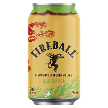 Fireball & Apple 6.6% Can 355ml