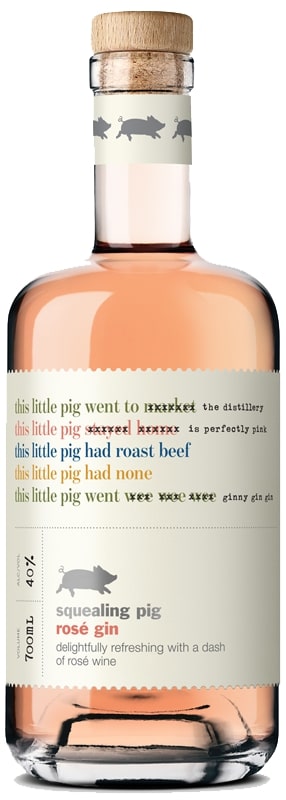 Squealing Pig Rose Gin 700ml
