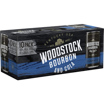 Woodstock & Cola 10% Can 200ml 10PK
