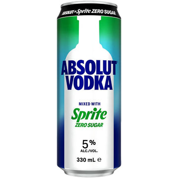 Absolut Vodka & Sprite Zero 330ml