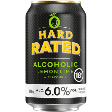 Hard Rated Zero Lemon Lime 6% 330ml