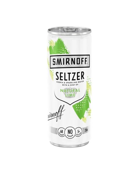 Smirnoff Seltzer Lime Can 250ml