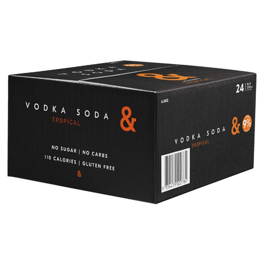 Ampersand Vodka Soda Tropical 9% 250ml
