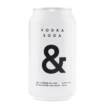 Vodka Soda & WHITE 4.2% Can 355ml