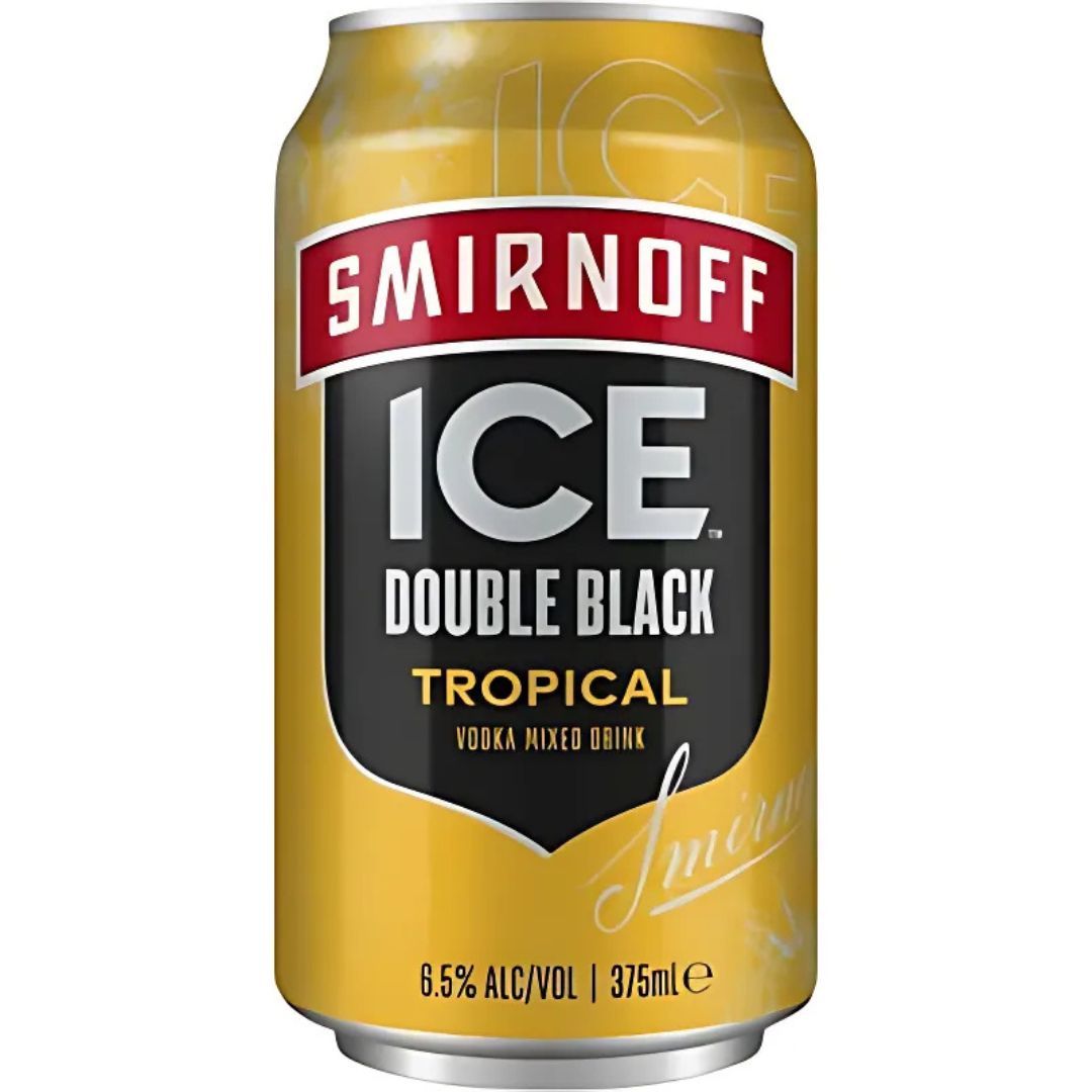 Smirnoff Double Black Tropical 375ml