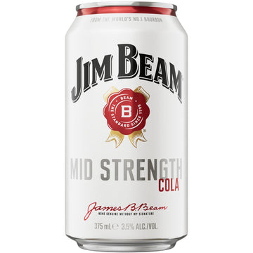 Jim Beam & Cola Midstrength 375ml