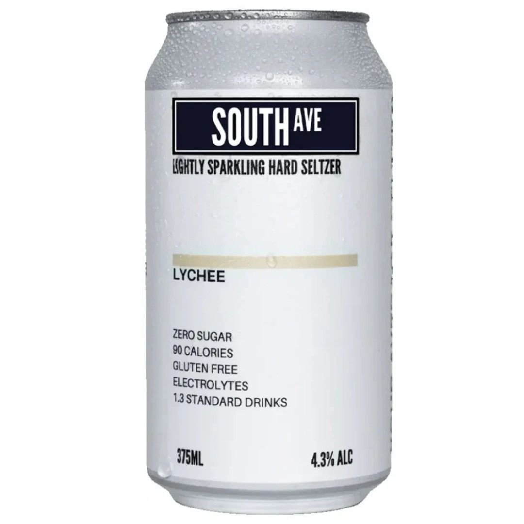South Ave Lychee Seltzer 375ml